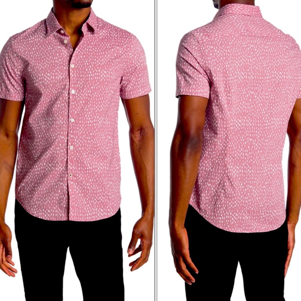 John Varvatos short sleeve shirt